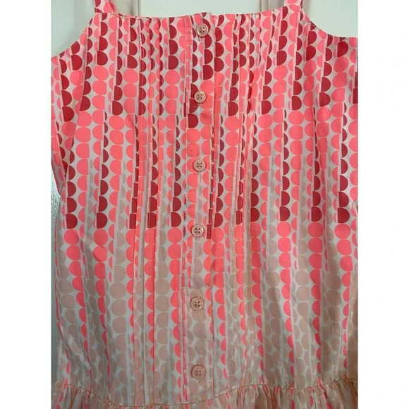 Gymboree Ice Cream Parlor Pink Dot Poplin Mini Dress Size 12 - Picture 4 of 5